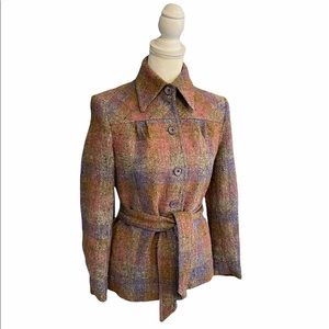 Strelitz United Kingdom Vintage Wool Belted Jacket